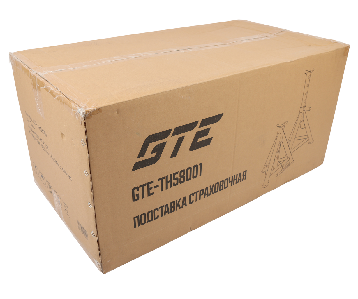 Стойка ремонтная 8т h=385-600мм 2шт GTE Стойка ремонтная 8т h=385-600мм 2шт GTE